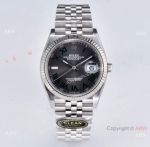 Clean Factory 1:1 Clone Rolex Datejust Wimbledon 3235 Watch 36mm Jubliee Strap
